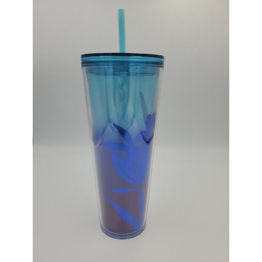 Starbucks 2023 Gradient Purple Blue Iris  Cup Tumbler 24oz Target Exclusive NEW - Picture 4 of 7
